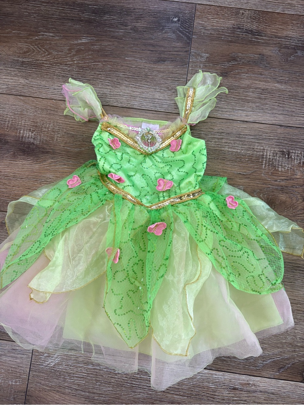 Disney store tinkerbell Fairy Princess Tutu Dress Costume 3T